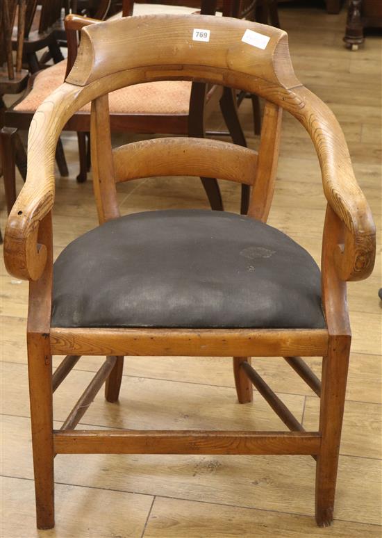 A French desk chair